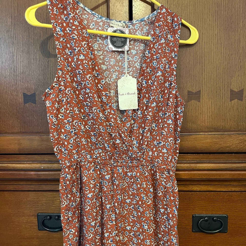 NWT Hem & Thread floral romper